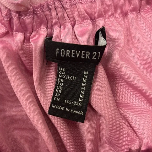 Forever 21 women’s size medium coquette cutie Pink Cherry Print Mini Dress - Picture 5 of 6